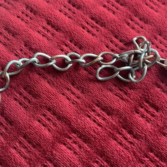 Silver Polished Collar Neckpiece - Picture 4 of 10